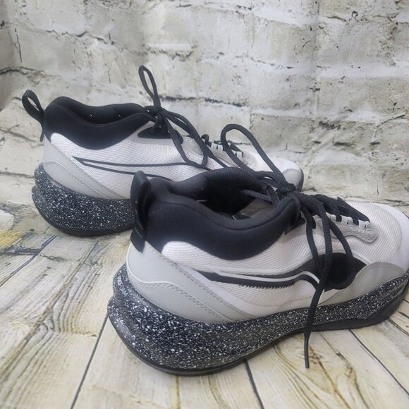 Puma Mens Size 9 Black White Athletic Running Shoes Sneakers 377576-06 main image 6